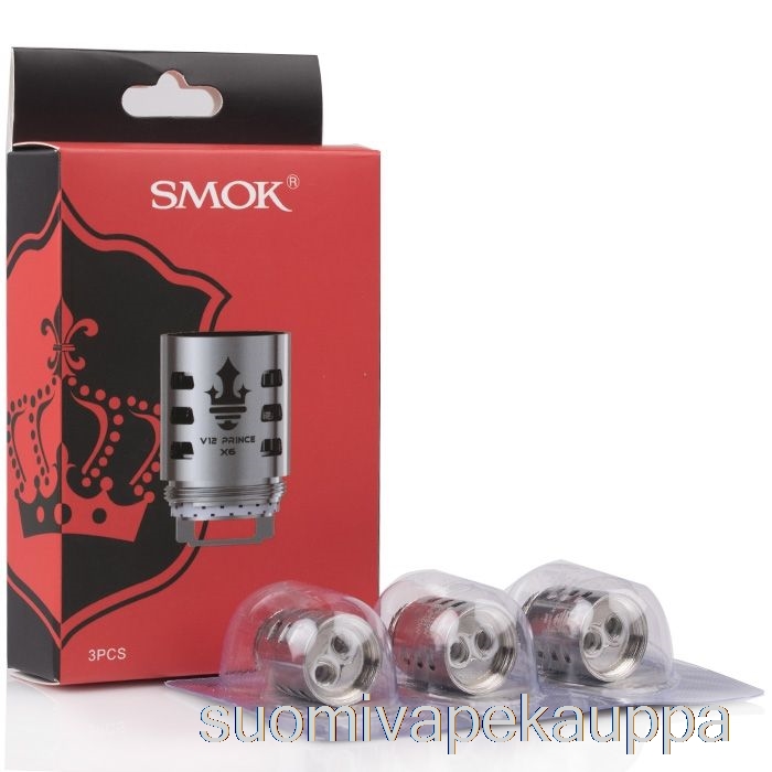 Vape Kauppa Smok Tfv12 Prince Vaihtokelat 0.15ohm V12 Prince-x6 Kelat